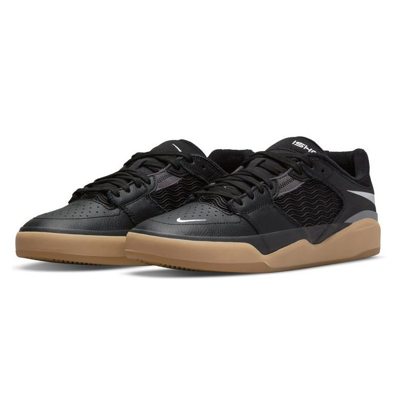 Black/Gum Ishod Wair Premium Nike SB Skateboarding Shoe Front