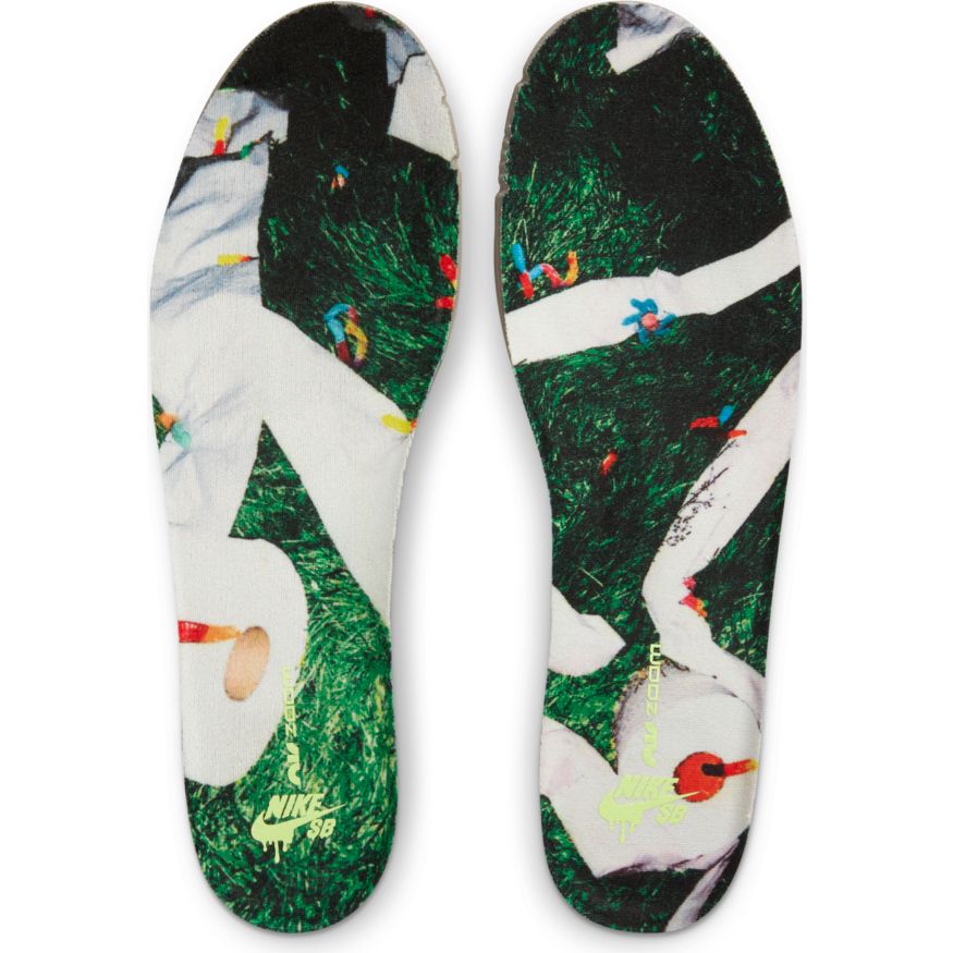 Halloween Mummy Premium Nike SB Dunk Low Skateboarding Shoe insoles