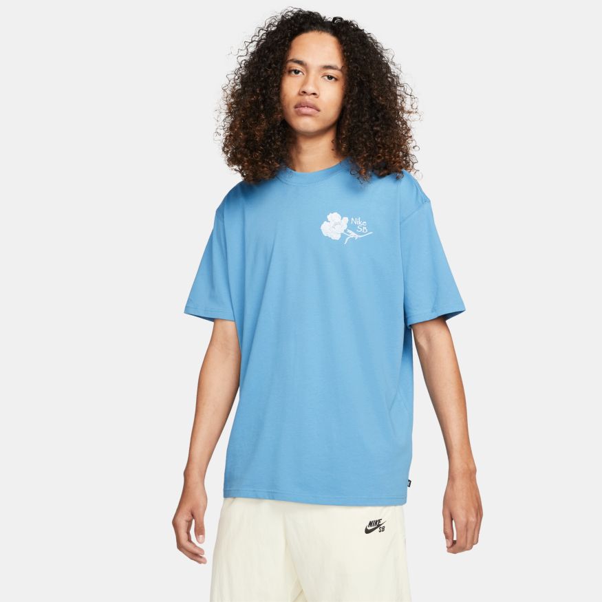 Dutch Blue Coastal Flowers Nike SB T-Shirt