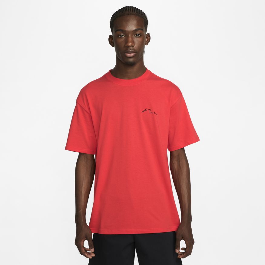 Bright crimson nike shirt best sale