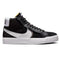 Black/White Premium Plus Blazer Mid Nike SB Skate Shoe
