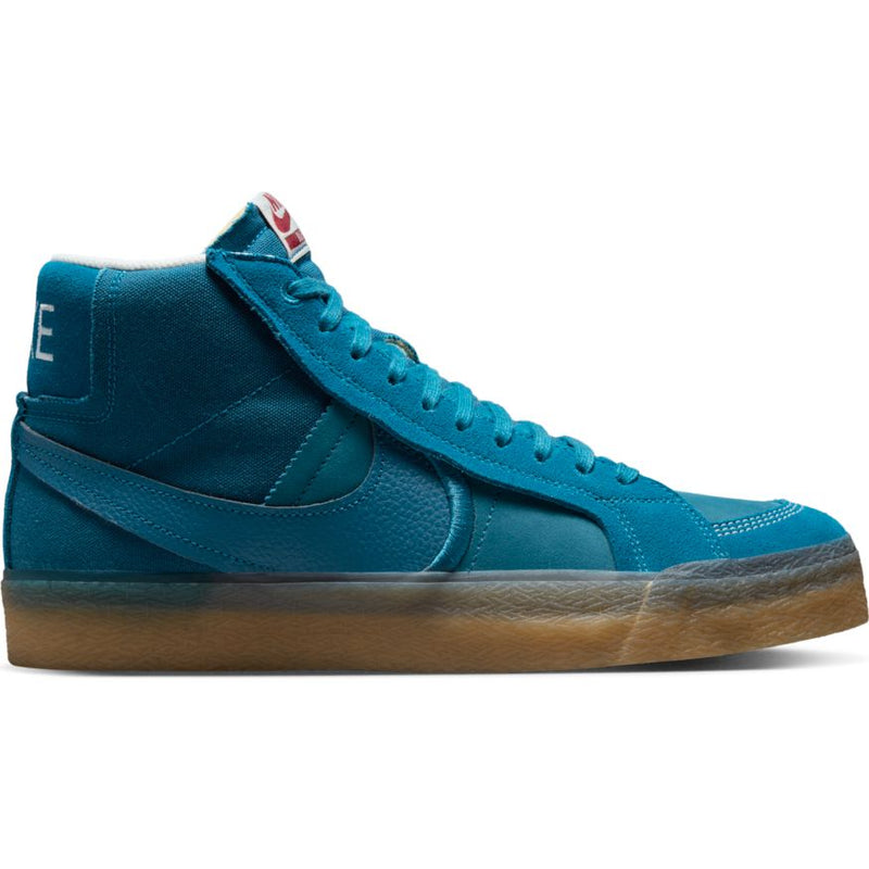 Green Abyss Premium Blazer Mid Plus Nike SB Skate Shoe