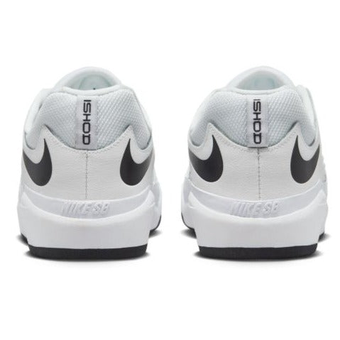 White/Black Premium Ishod Wair Nike SB Pro Skate Shoe Back