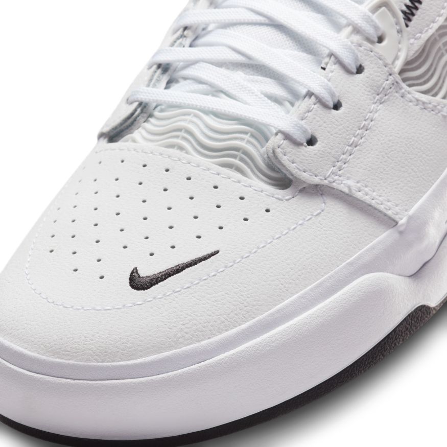 White/Black Premium Ishod Wair Nike SB Pro Skate Shoe Detail