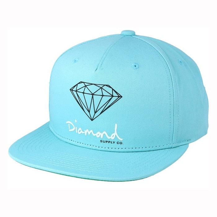 Diamond Supply Co OG Sign Snapback - Diamond Blue