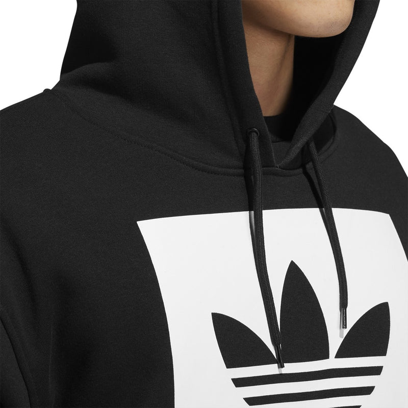 Adidas Solid BB Pullover Hoodie - Black/White