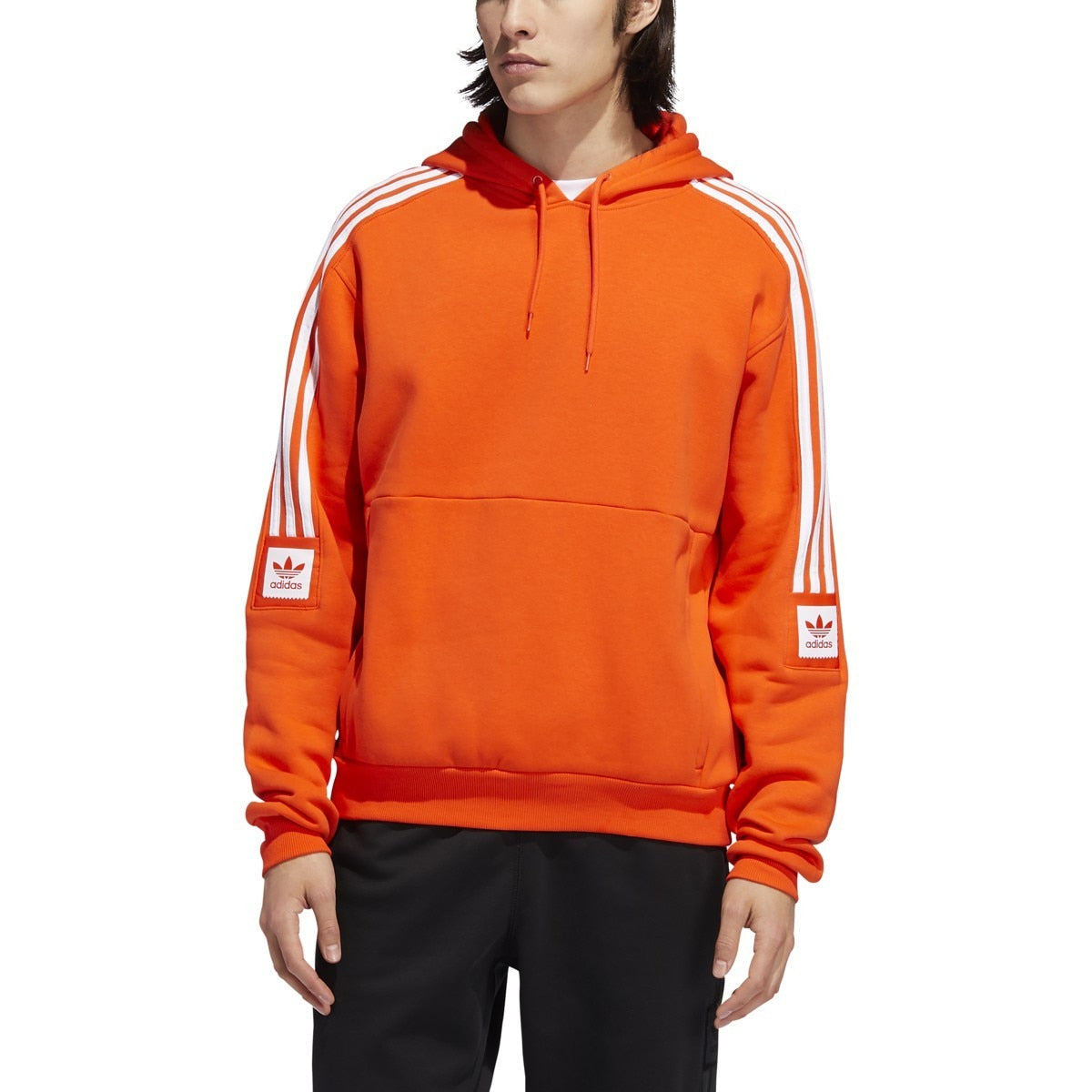 Adidas Modular Fleece 1 Hoodie Active Orange White