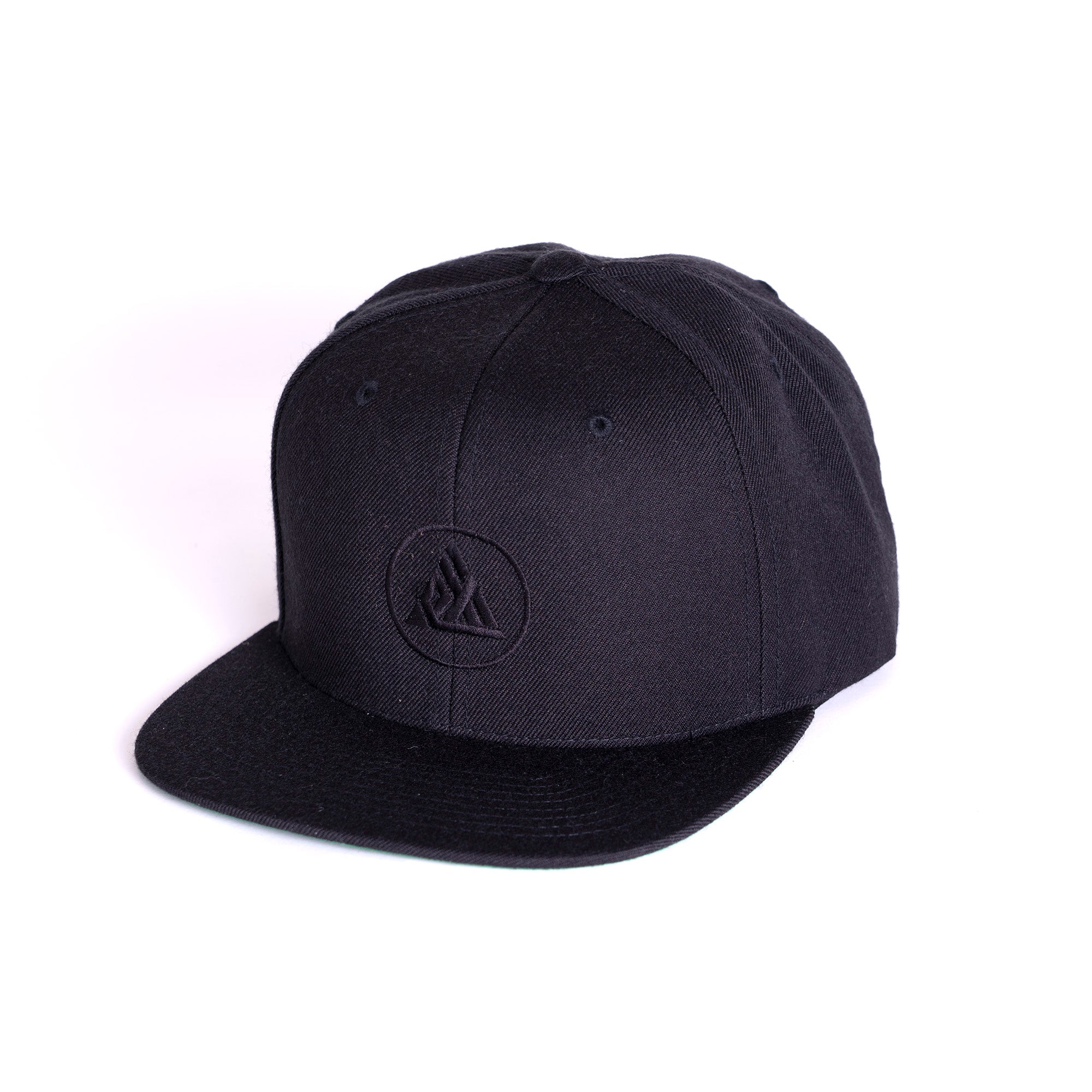 Exodus Circle Logo Snapback Hat - Black/Black