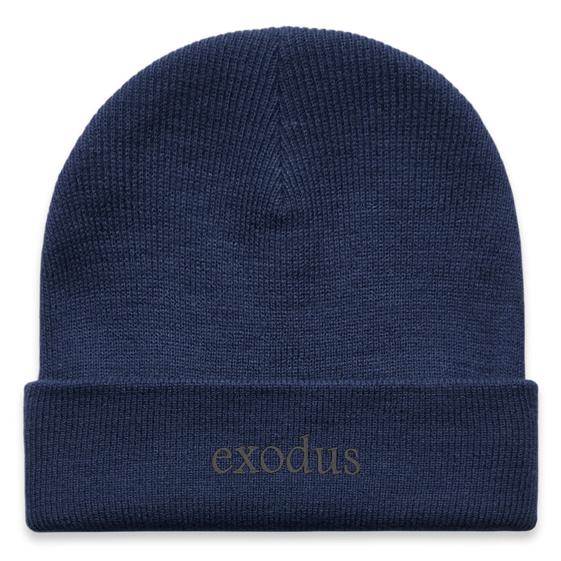 Exodus Clean Cuff Beanie - Dark Blue