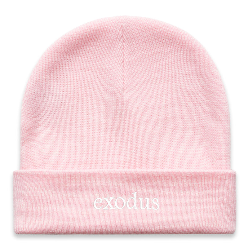 Exodus Clean Cuff Beanie - Pink