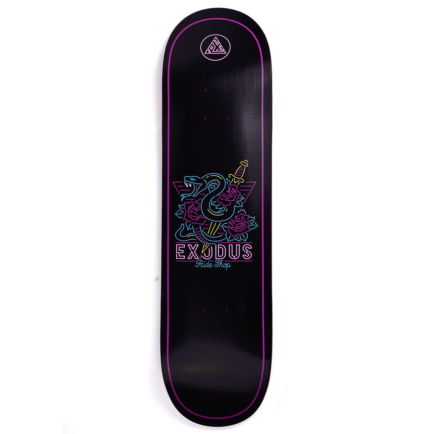 Neon Snake Exodus Skateboard Deck
