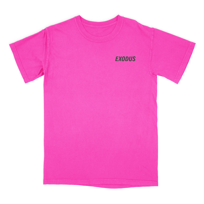 Exodus T1 Logo Tee Neon Pink