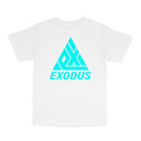 Exodus T1 Logo Tee White/Teal