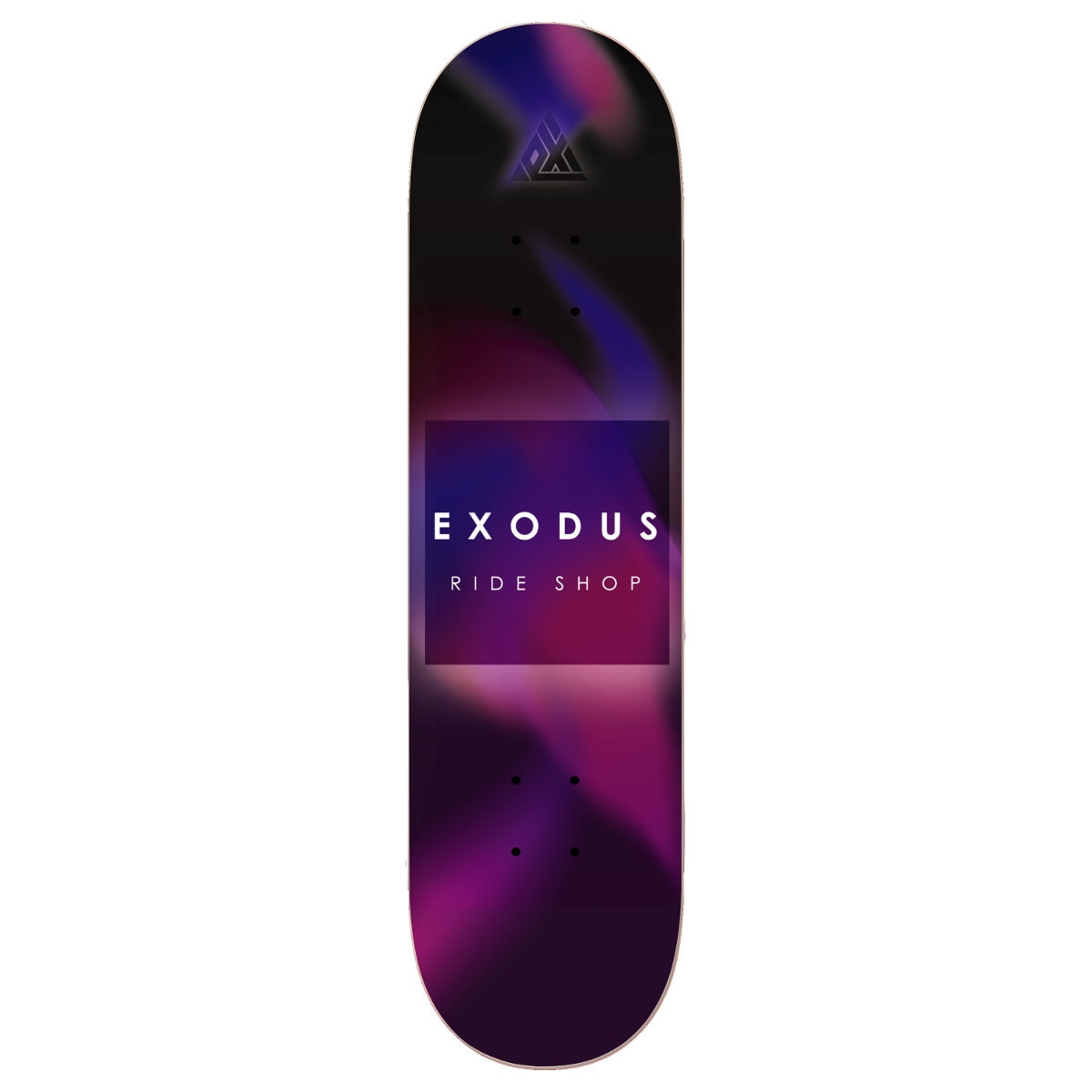 Exodus Black Liquify Full Skateboard Deck