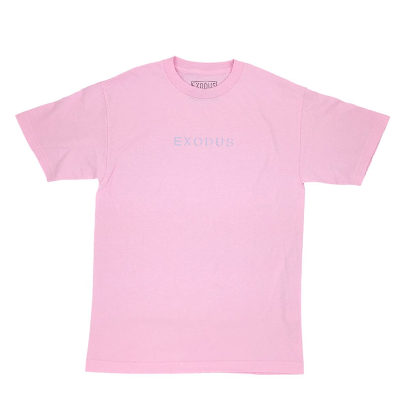 Exodus Offset Center Print Tee -  Pink