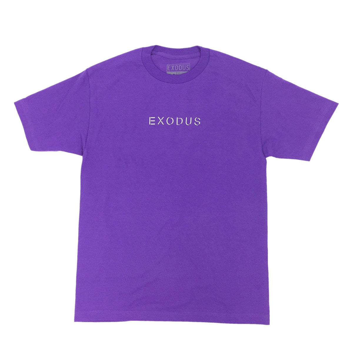 Exodus Offset Center Print Tee -  Purple