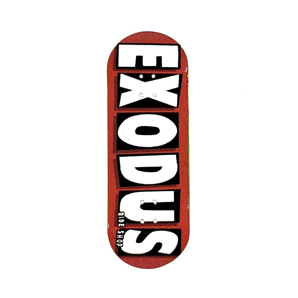 Exodus Deep Concave Brand Logo Fingerboard Deck 