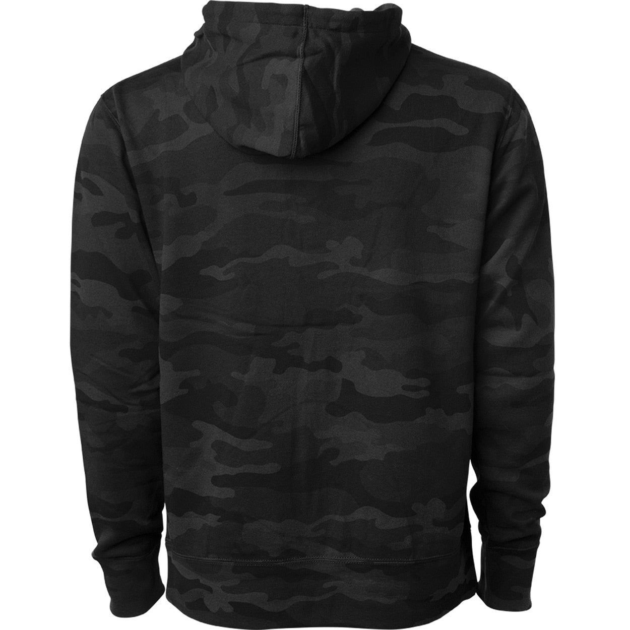 Exodus Optical Embroidered Pullover Hoodie - Black Camo