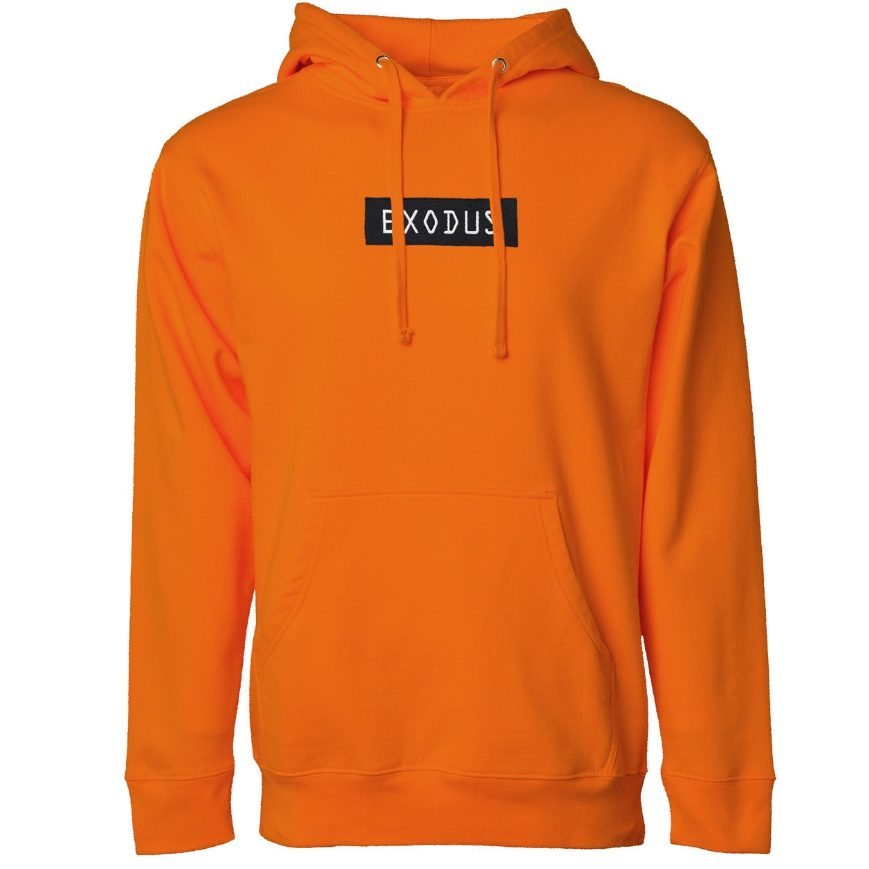 Exodus Optical Embroidered Pullover Hoodie - Safety Orange