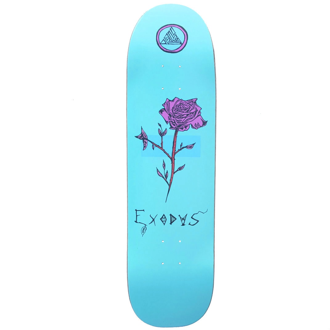 Exodus Anoixi Rose Shaped Skateboard Deck - Mint