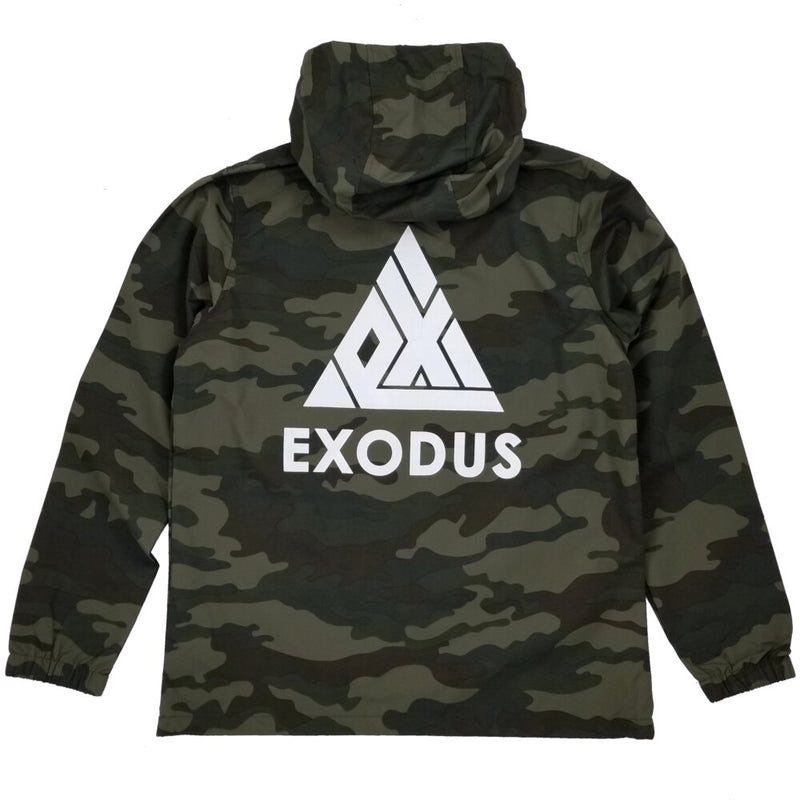 Exodus T1 Logo Anorak Jacket - Camo/White