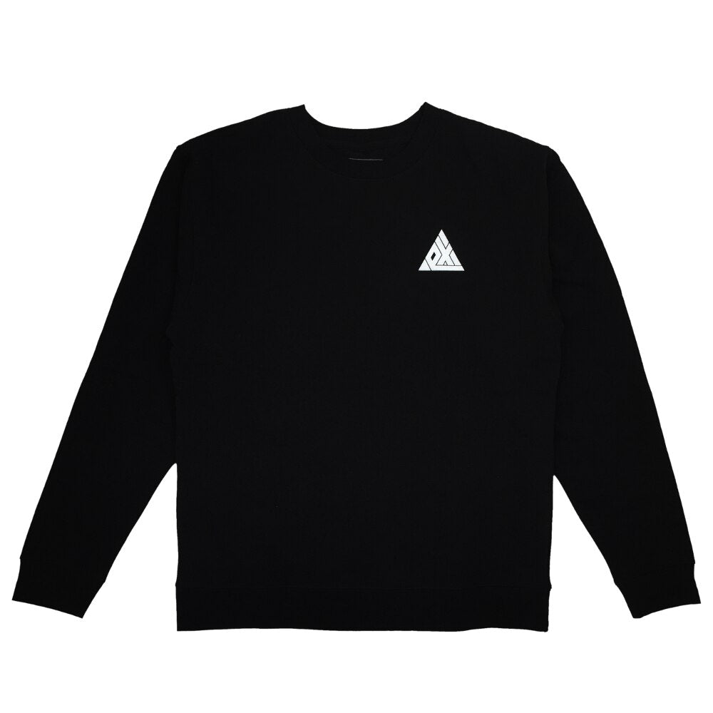 Exodus T1 Logo Crewnech Sweatshirt - Black/White