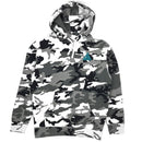 Exodus T1 Logo Pullover Hoodie - Snow Camo/Teal