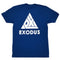 Exodus T1 Logo Premium Tee - Harbor Blue/White