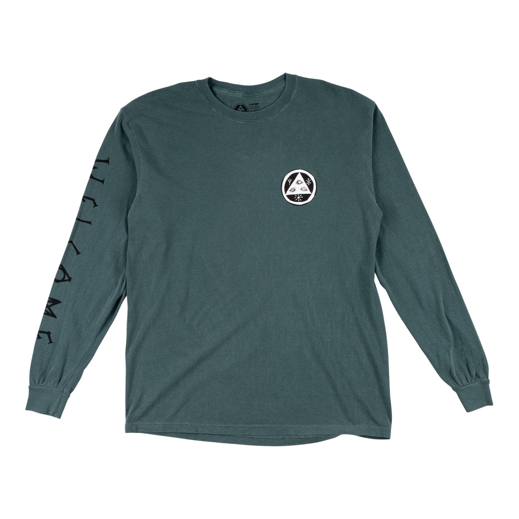Dyed Spruce Sloth Welcome Long Sleeve T-Shirt