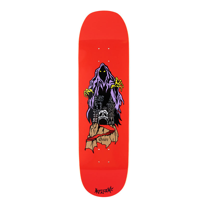 Aaron Goure Red Castle On Moontrimmer 2.0 Welcome Skateboard Deck