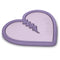 Lavender Mega Heart Crab Grab Snowboard Traction Pad