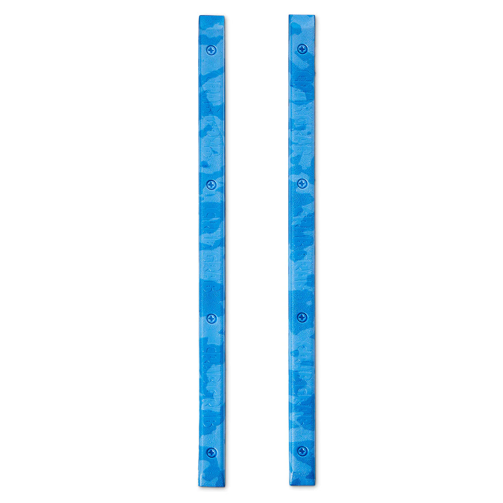 Crab Grab Snowboard Skate Rails - Blue Swirl