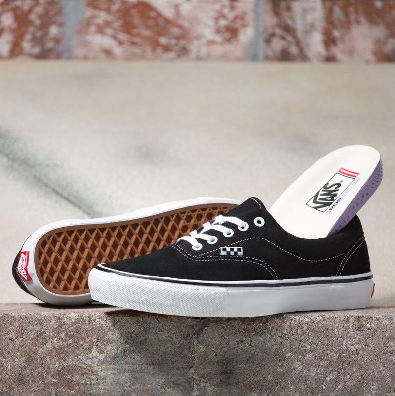 Black/White Skate Era Vans Skateboard Shoe