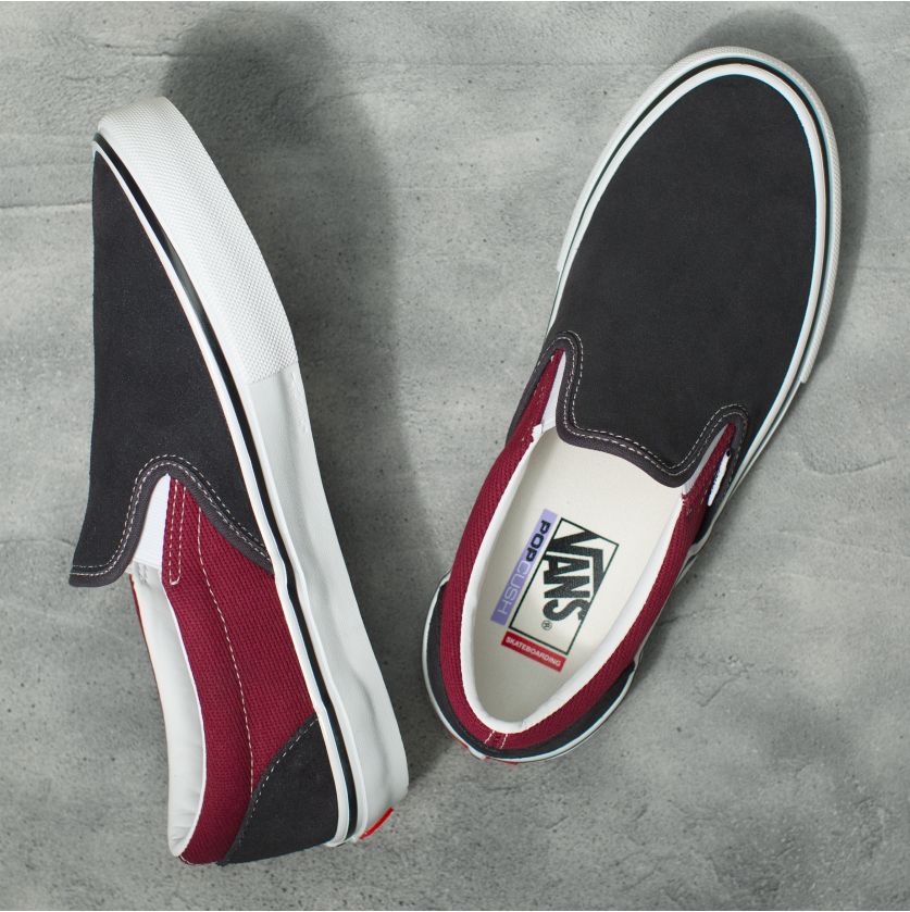 Asphalt Skate Slip-On Vans Skateboarding Shoe Top