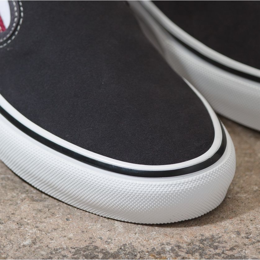 Asphalt Skate Slip-On Vans Skateboarding Shoe Detail