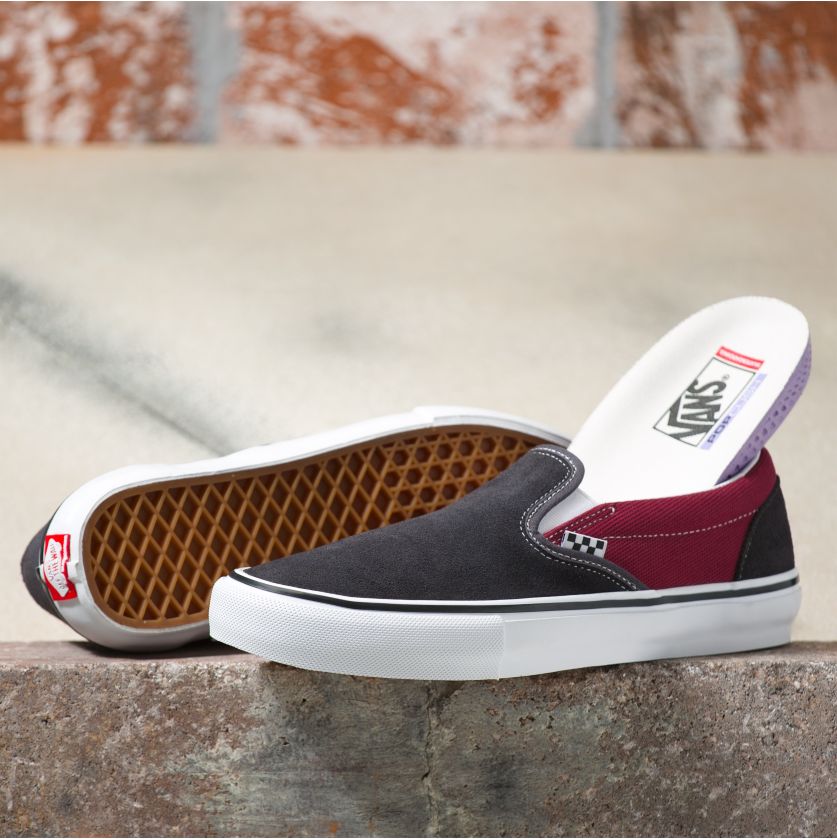 Asphalt Skate Slip-On Vans Skateboarding Shoe