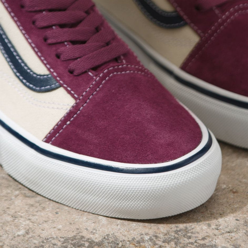 Mauve Vans Skate Old Skool Shoe Detail