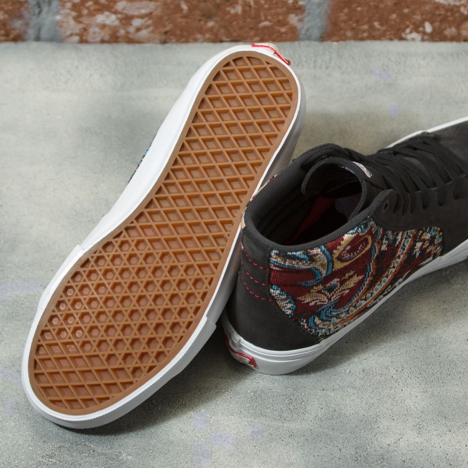 VANS SK8-HI Deconstructed Cut & Paste Multi Color Zipper