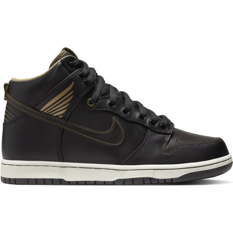 Nike SB Dunk High OG Pawnshop QS Skateboard Shoes - Black/Black 