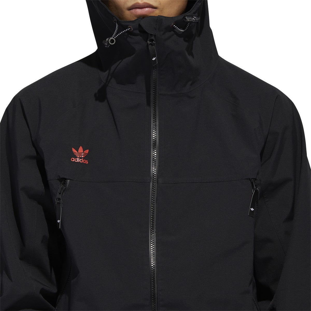 Adidas 3 Layer 20K Snowboard Jacket Black Utility Black Orange