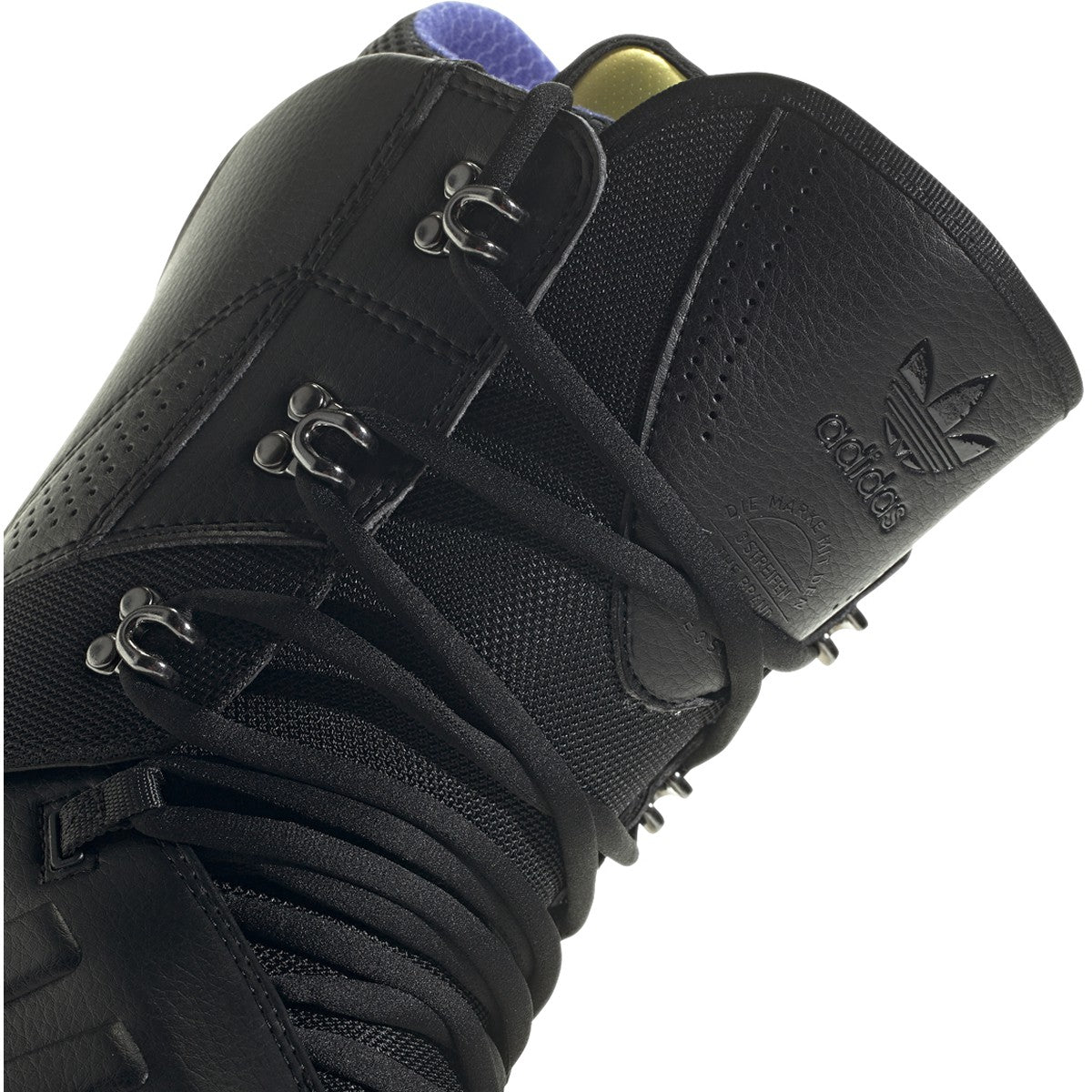 Core Black Tactical ADV Adidas Snowboarding Boots Detail