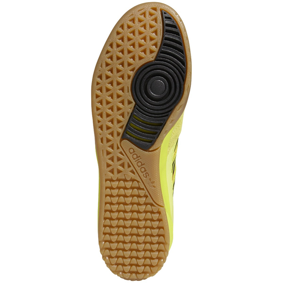 Acid Yellow Copa Nationale Adidas Skateboarding Shoe Bottom