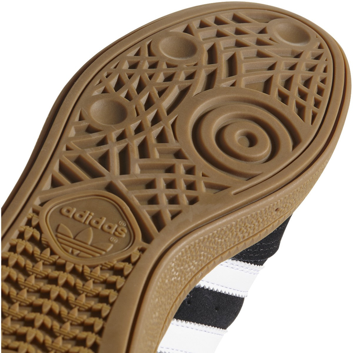 Black/White/Gum Dennis Busenitz Pro Adidas Skateboarding Shoe Detail