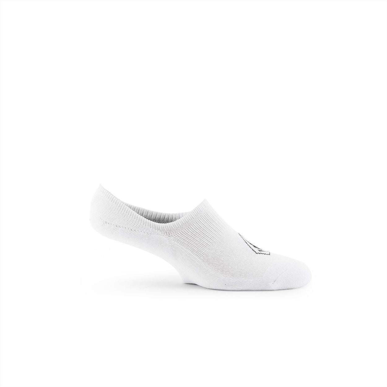 Volcom No Show Stone Socks 3 Pack - White