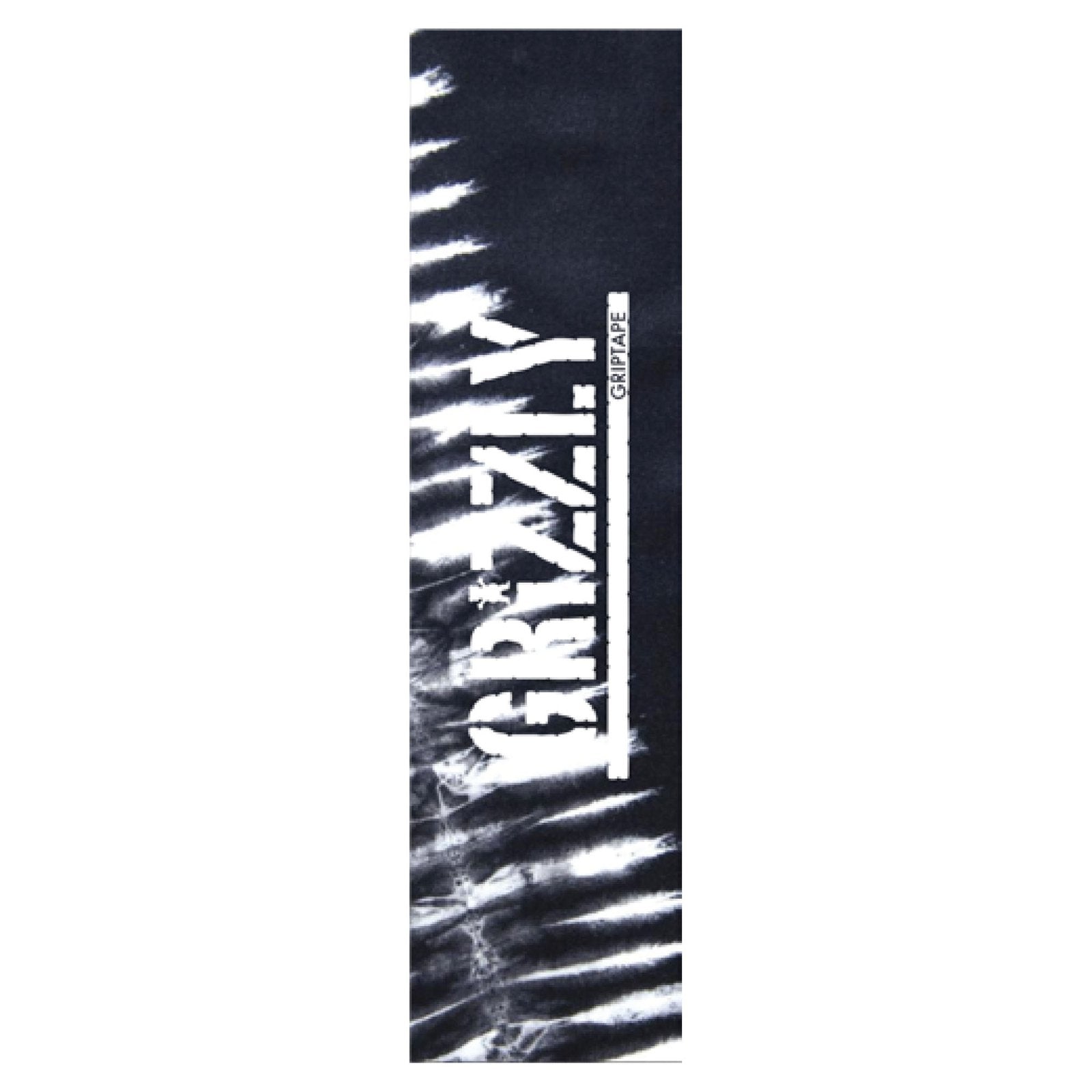 Black Tie-Dye Grizzly Skateboard Grip Tape