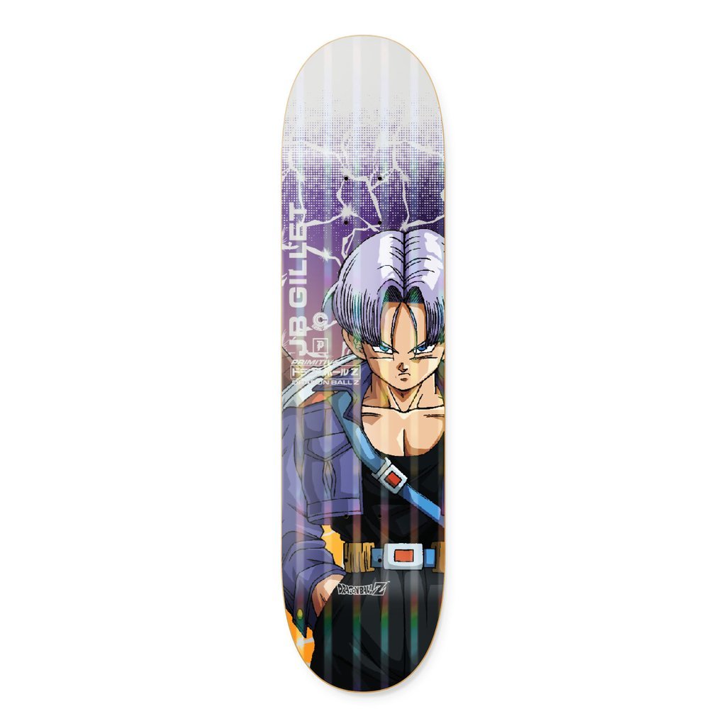 Primitive X Dragon Ball Z JB Gillet Trunks Power Level Skateboard Deck