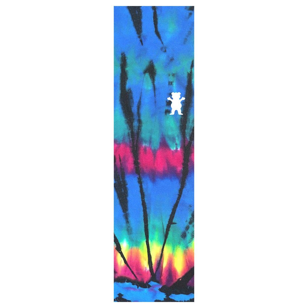 Grizzly Blue Tie Dye Cutout Skateboard Griptape