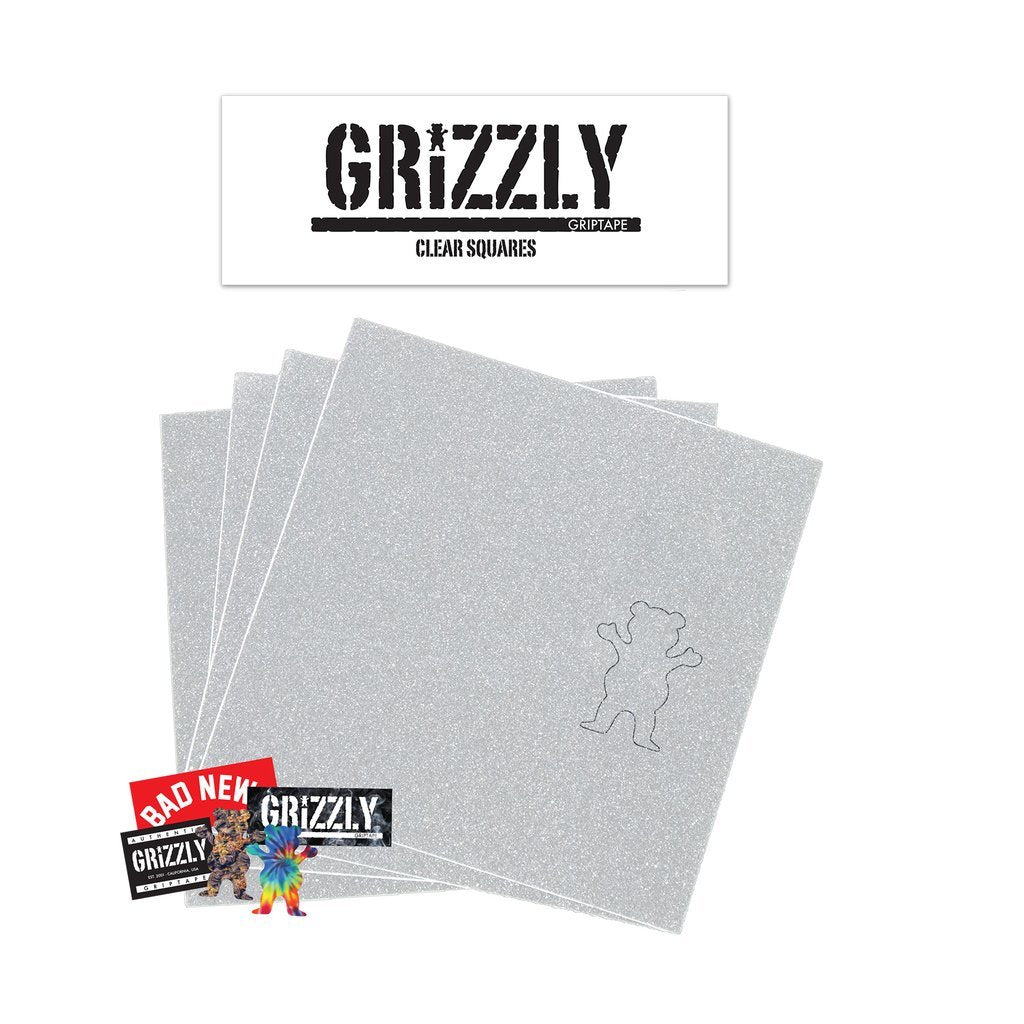 Grizzly Clear Squares Grip Tape