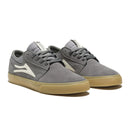 Grey Glow Suede Lakai Griffin Skateboard Shoe Front