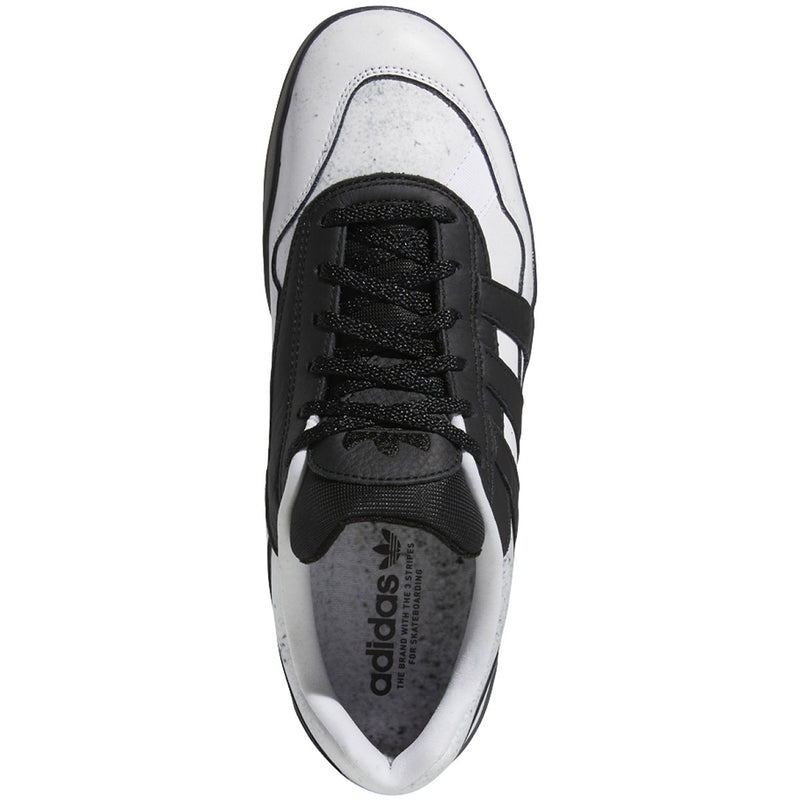 Black/White Aloha Super Adidas Skate Shoe Top